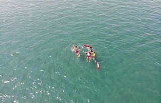 Cankurtaranlardan film gibi tatbikat