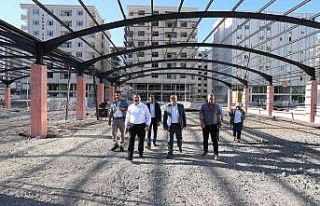 Canpolat ilçede yükselen kalıcı eserleri inceledi