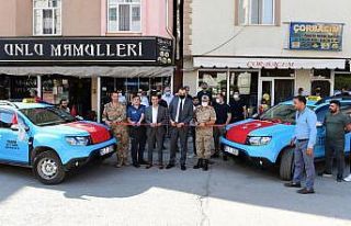 Çatak’ta ilk taksi durağı törenle açıldı