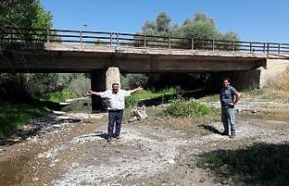 Çekerek çayında kuraklık tehlikesi