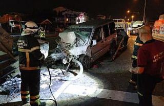 Çiftlikköy’de trafik kazası:  1 yaralı