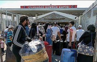 Cilvegözü’nde bayram yoğunluğu