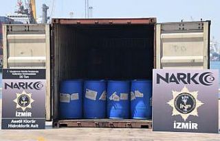 Çin’den gelen konteynerde 26 ton kimyasal madde...