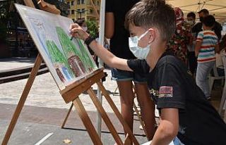 Çocuklar hayallerindeki Görele’yi çizdi