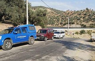 Çocuklarının gözü önünde gölete atladı