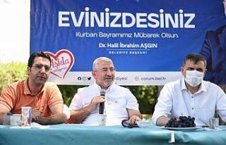 Çorum Belediyesi misafir öğrencileri bayramda yalnız...