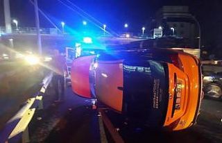 D-100’de 3 ticari taksi birbirine girdi