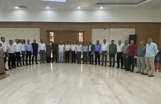 Dağtekin, ilçe başkanlarıyla buluştu