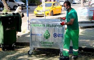 Daha temiz Çankaya için konteynerler yenileniyor