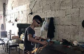 Demirci çırağı Muhammet’in büyük başarısı