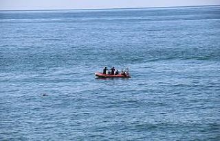 Denizde kaybolmadan önce dalgalar için vatandaşları...