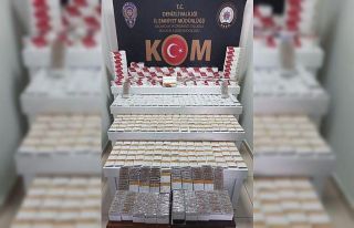 Denizli’de binlerce kaçak tütün ürünü yakalandı