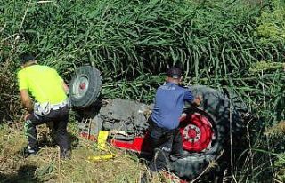 Dereye uçan traktörün 19 yaşındaki sürücüsü...