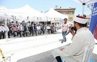 Deydinler Camii dualarla açıldı