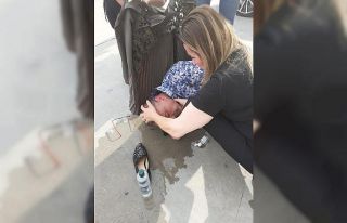 Dili boğazına kaçan gurbetçinin hayatını kurtardı