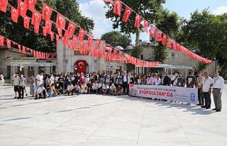 Diyarbakır’dan gelen 100 öğrenci İstanbul’u...