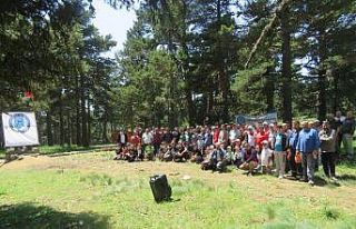 Doğa yürüyüşüyle stres attılar