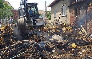 Doğanşehir’de tütün yangınları korkuttu