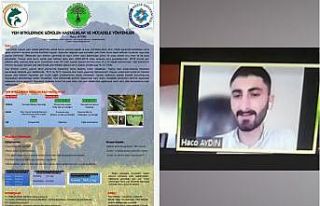 Düzce Üniversitesi öğrencisi poster sunum birincisi...