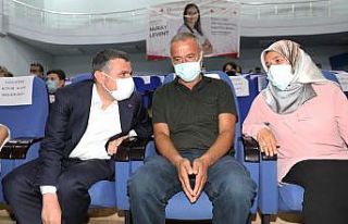Düzce’nin ilk olimpiyat sporcusunu ailesi ve protokol...