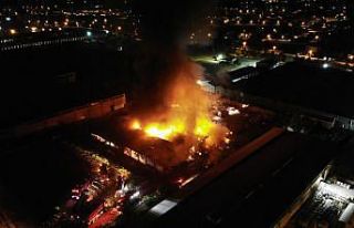 Elazığ OSB’de yangın, çok sayıda ekip müdahale...