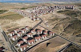 Elazığ’da deprem konutları ile adeta bir ilçe...