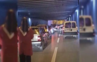 Elazığ’da pes dedirten görüntü, yolu kesip...