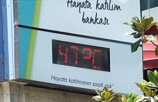 Elazığ’da termometreler 47 dereceyi gösterdi,...