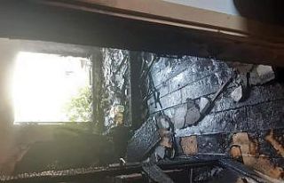 Elektrik kontağından çıkan yangında tek katlı...