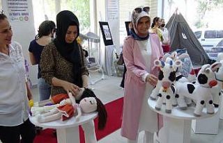 “Emekler Çiçek Açtı” sergisi açıldı