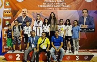 Erdemlili sporcular, Türkiye şampiyonu oldu
