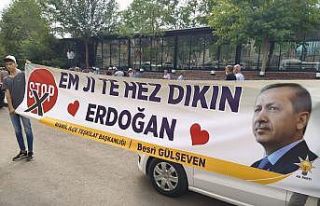 Erdoğan’ın Diyarbakır ziyaretinde açılan destek...