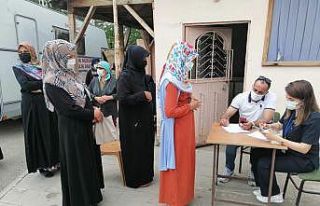 Erzincan’ın köylerinde Covid-19 aşılaması devam...