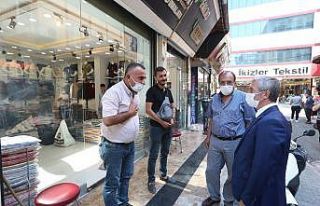 Esnaflardan Başkan Tahmazoğlu’na teşekkür