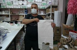 Esnaftan vatandaşlara "et taşırken market...