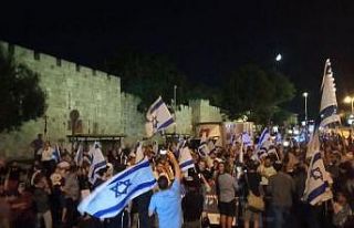 Fanatik Yahudiler, Doğu Kudüs’te yürüyüş düzenledi