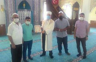 Filistin’e en fazla yardıma teşekkür belgesi