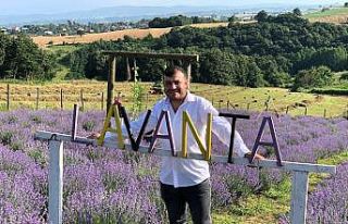 Fotoğraf karelerinin vazgeçilmezi lavanta tarlasına...