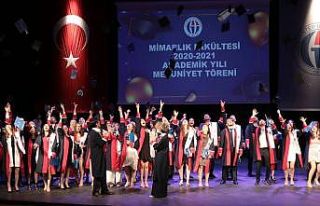 GAÜN mimarlık fakültesi öğrencilerinin mezuniyet...