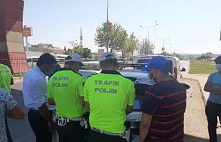 Gaziantep’te drone destekli trafik denetimi