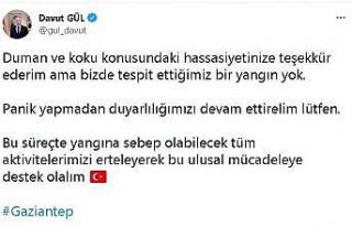 Gaziantep’te etkili olan dumanlı hava kentte orman...