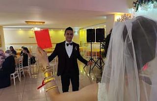 Gelin, damadı bekarlıktan ihraç etti