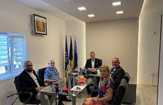 Gemlik Belediyesi heyeti Navodari’de