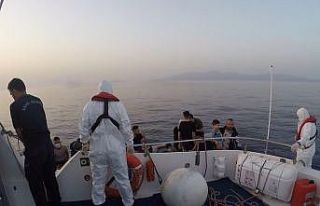Göçmenlerin imdadına sahil güvenlik yetişti
