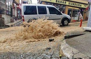 Gümüşhane’de kuvvetli sağanak etkili oldu
