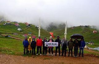 Gümüşhaneli dağcılar Kadırga Yaylasına çıkarma...
