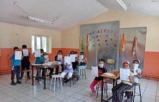 Günyüzü Kayakent Abdülhamit Alptekin Okulu öğrencileri...