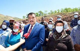 Gürkan, Kuluncak’ta çalışmaları inceledi