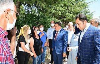 Gürkan’dan Başören mahallesine ziyaret