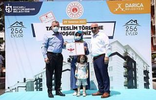 Hak sahipleri tapularına kavuştu